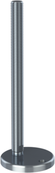 Machine foot KCF110-UNC 1 x 12, AISI 304, 1 fixation  