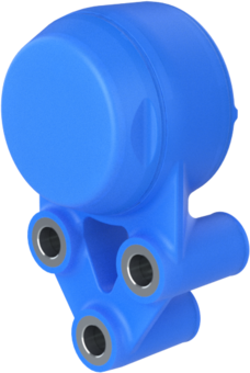 Bearing house XB3FC52(Blue)-CSB1"(Front)-CM(Blue)-OS(Blue) 