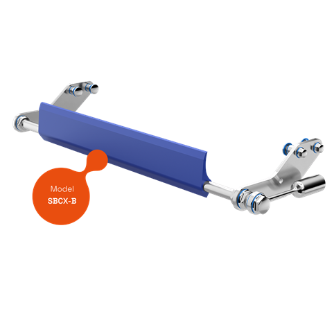 SBCX‑B Hygienic Scraper – Weight‑Arm, Fixed Brackets