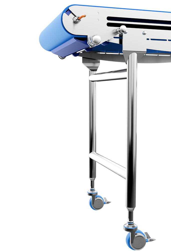 NGI Belt scraper mounted on a conveyor