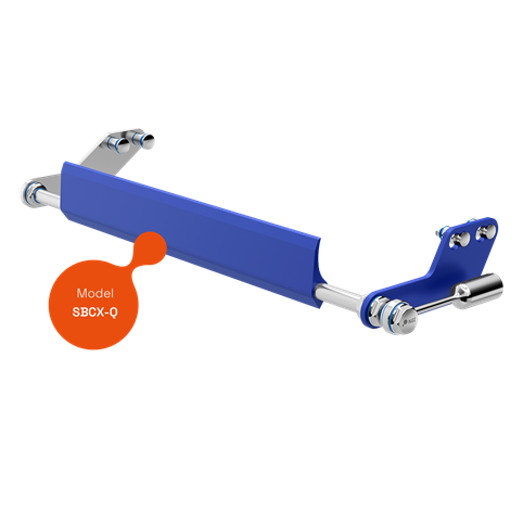 SBCX‑Q Hygienic Scraper – Weight‑Arm, Quick‑Release