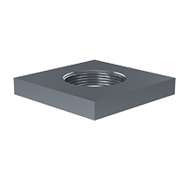 WFQ: Threaded Welding Flange Square