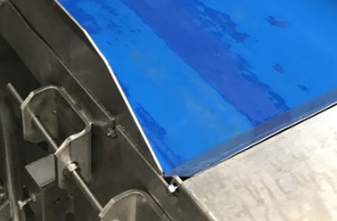 A new conveyor that integrates motor technology from  NGI — friction-free cleaning guaranteed